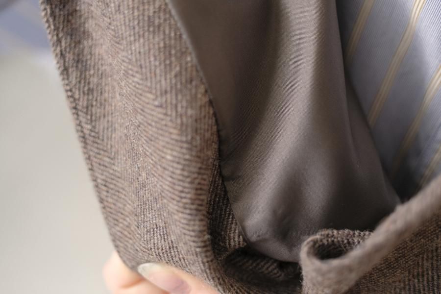 atelier naruse / コットンウールヘリンボンジャンパースカート atelier naruse / コットンウールヘリンボンジャンパースカート