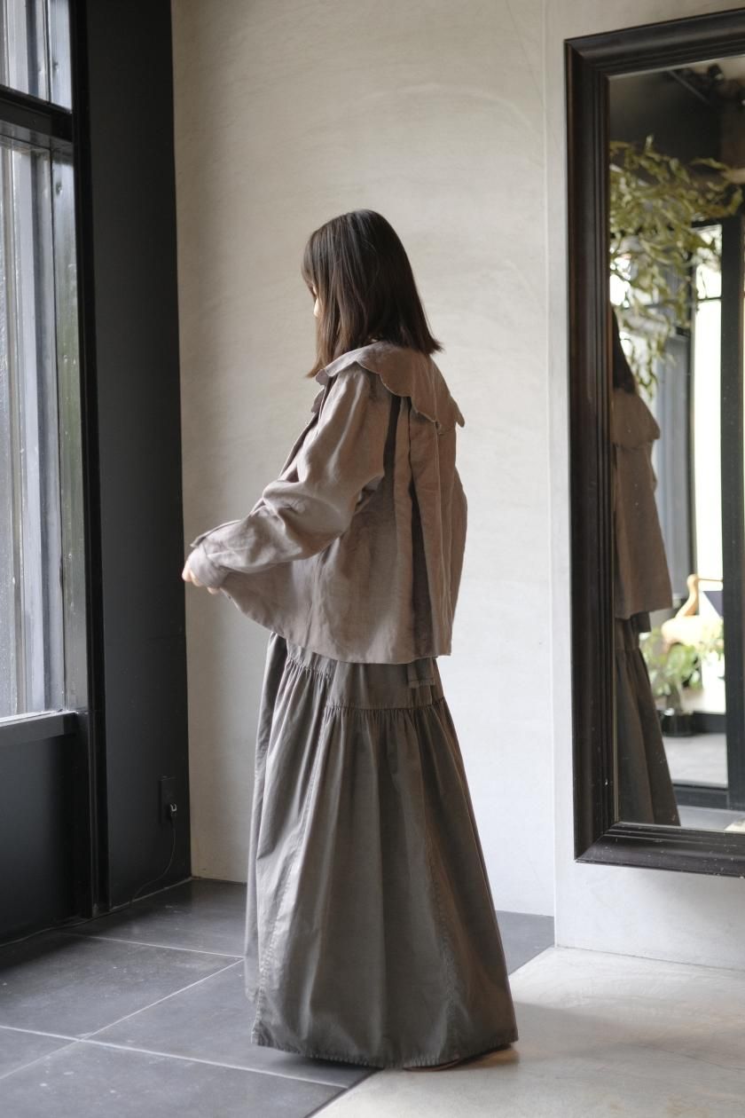 トップス TOWAVASE BONVOYAGE BLOUSE TOWAVASE / Bonvoyage blouse(gray) - c a b i n e t