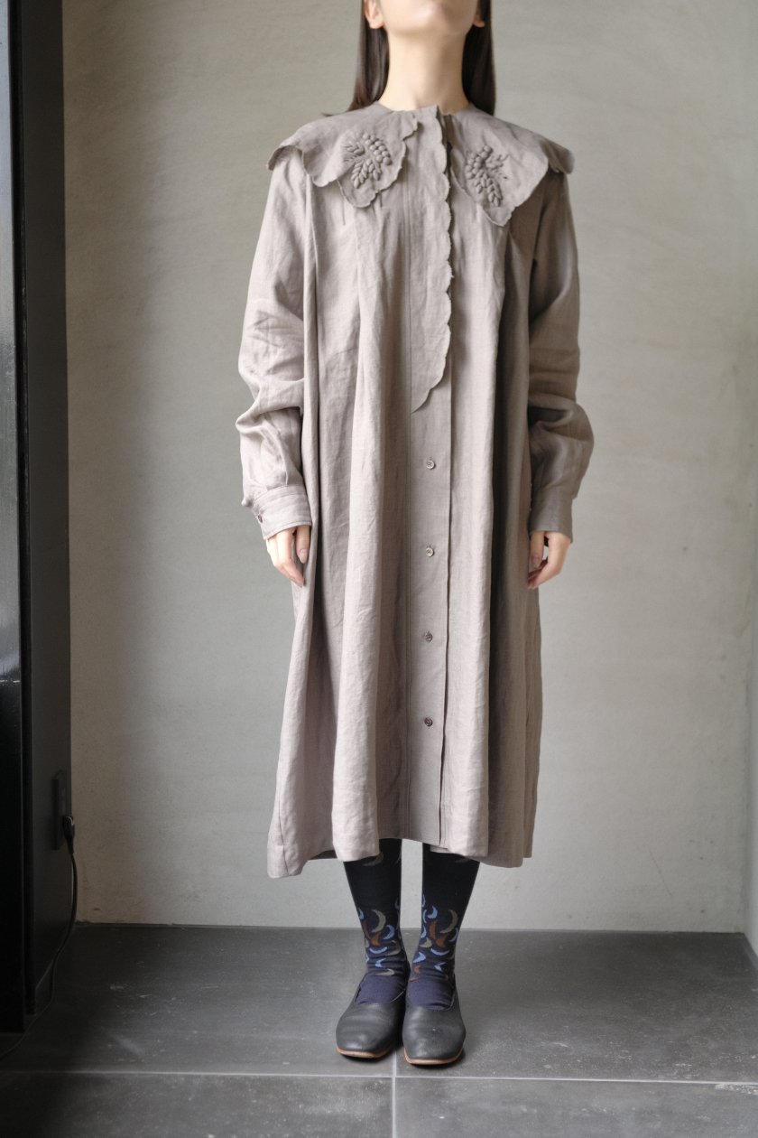 towavase トワヴァーズ 目だた artisan dress ワンピース キャメル