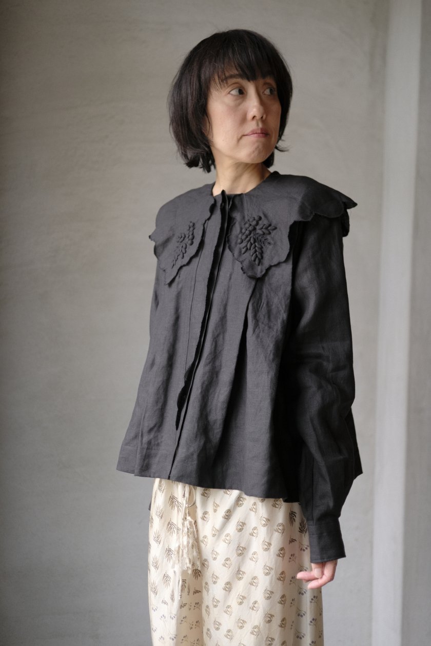 TOWAVASE / Bonvoyage blouse(black) - c a b i n e t O N L I N E