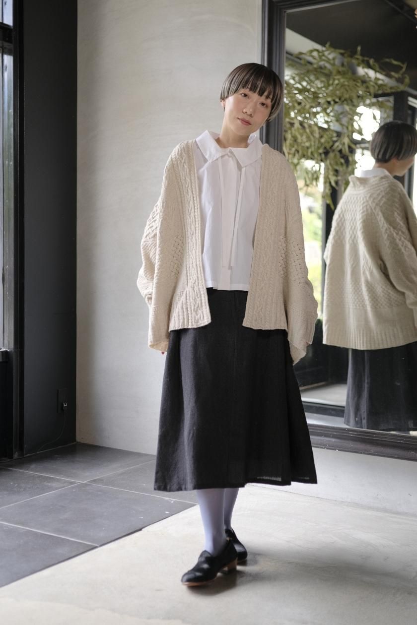 ASEEDONCLÖUD / Cable big cardigan - c a b i n e t