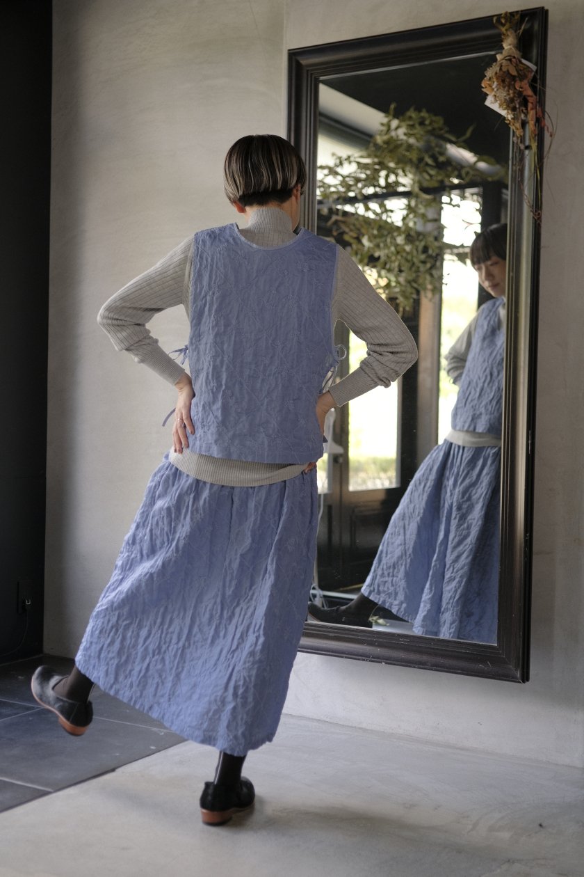 Heriter / embroidery skirt | エリテ ギャザースカート - c a b i n e t O N L I N E S T O  R E