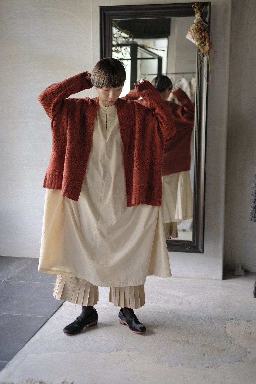 SP｜エシュペー 100/2 COTTON BROAD ONEPIECE | 【カラー展開】BEIGE, CHARCOAL, BLACK - c a  b i n e t　 O N L I N E　S T O R E