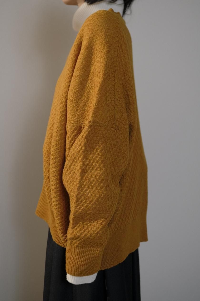 タグ付き アトリエナルセ ラムウールビッグカーディガン　日本製 atelier naruse / ラムウールビッグサイズカーディガン(charcoal