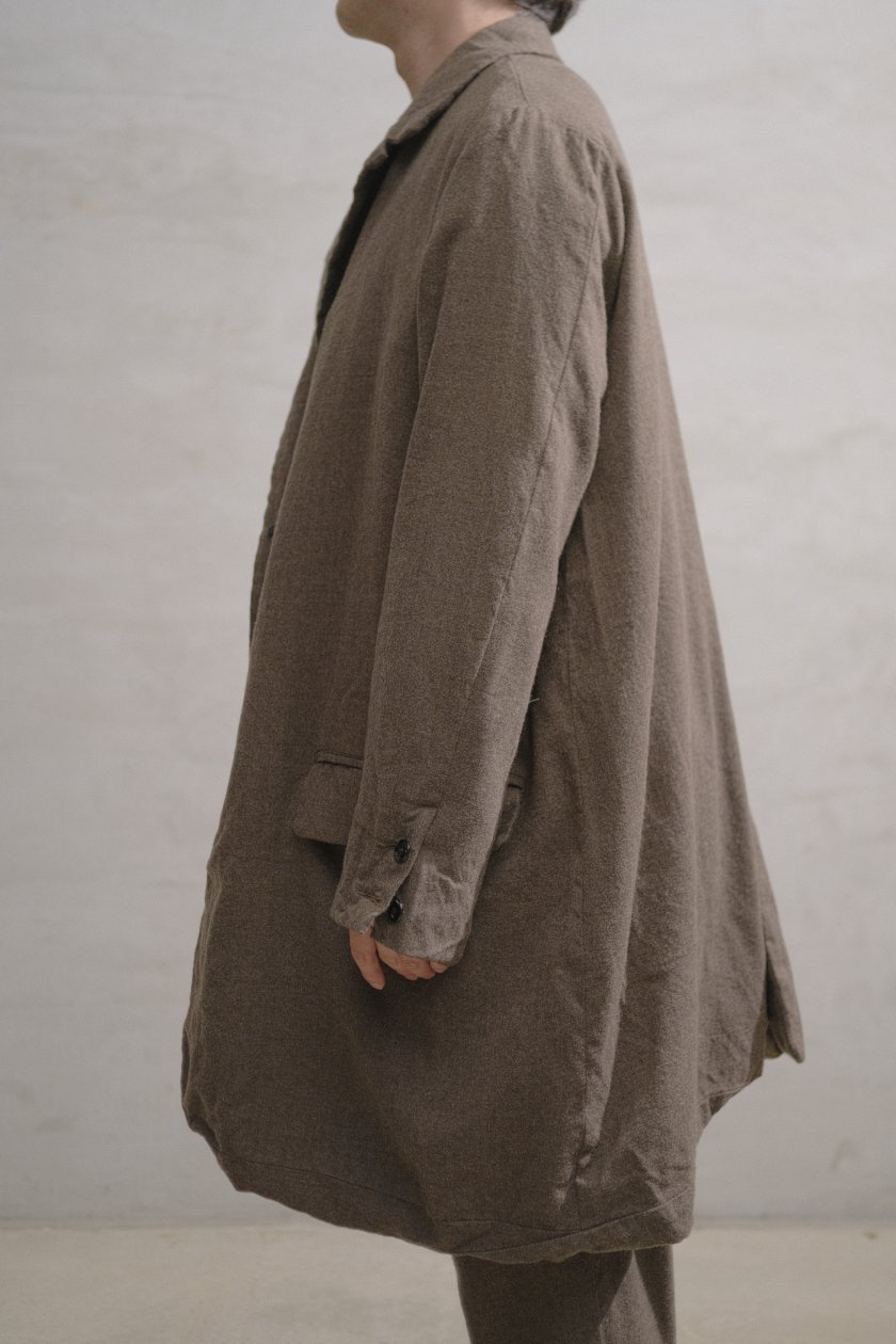 GARMENT REPRODUCTION OF WORKERS / AMISH COAT WOOL BROWN【unisex