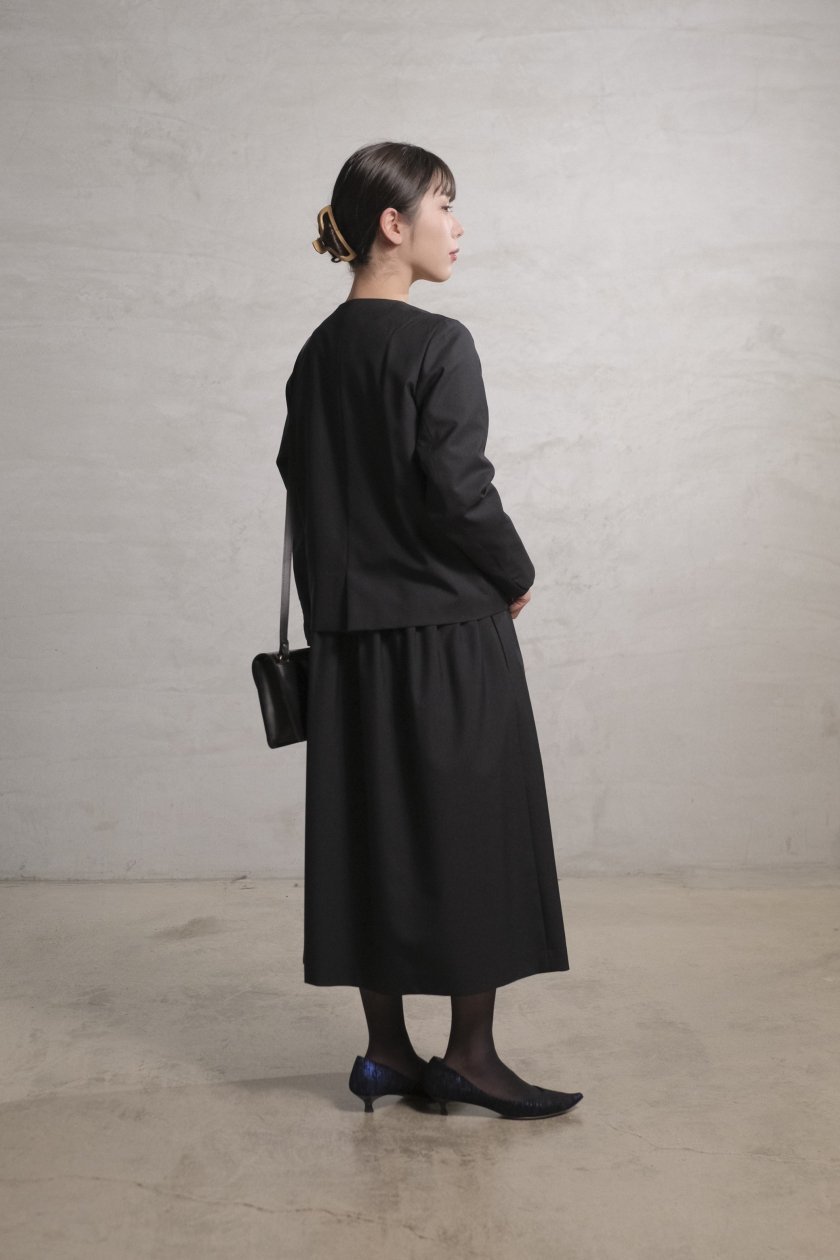 atelier naruse/formal set-up no color jacket ブラック - c a b i n e t O N L I N  E S T O R E