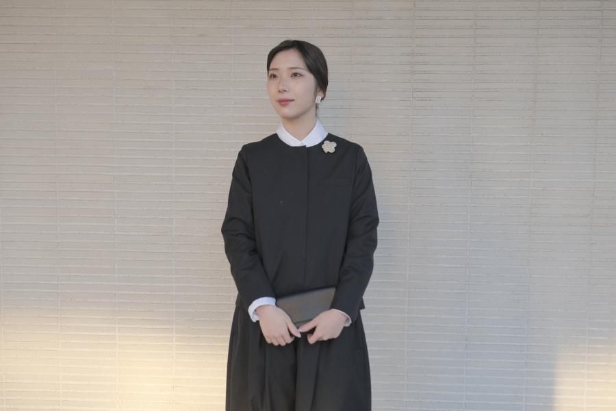 atelier naruse / フォーマル コットン丸衿シャツ atelier naruse / フォーマル コットン丸衿シャツ