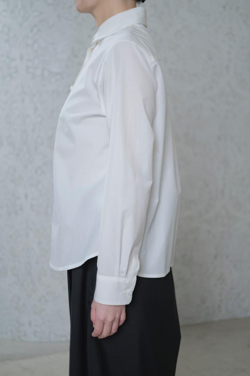 atelier naruse / フォーマル コットン丸衿シャツ atelier naruse / フォーマル コットン丸衿シャツ