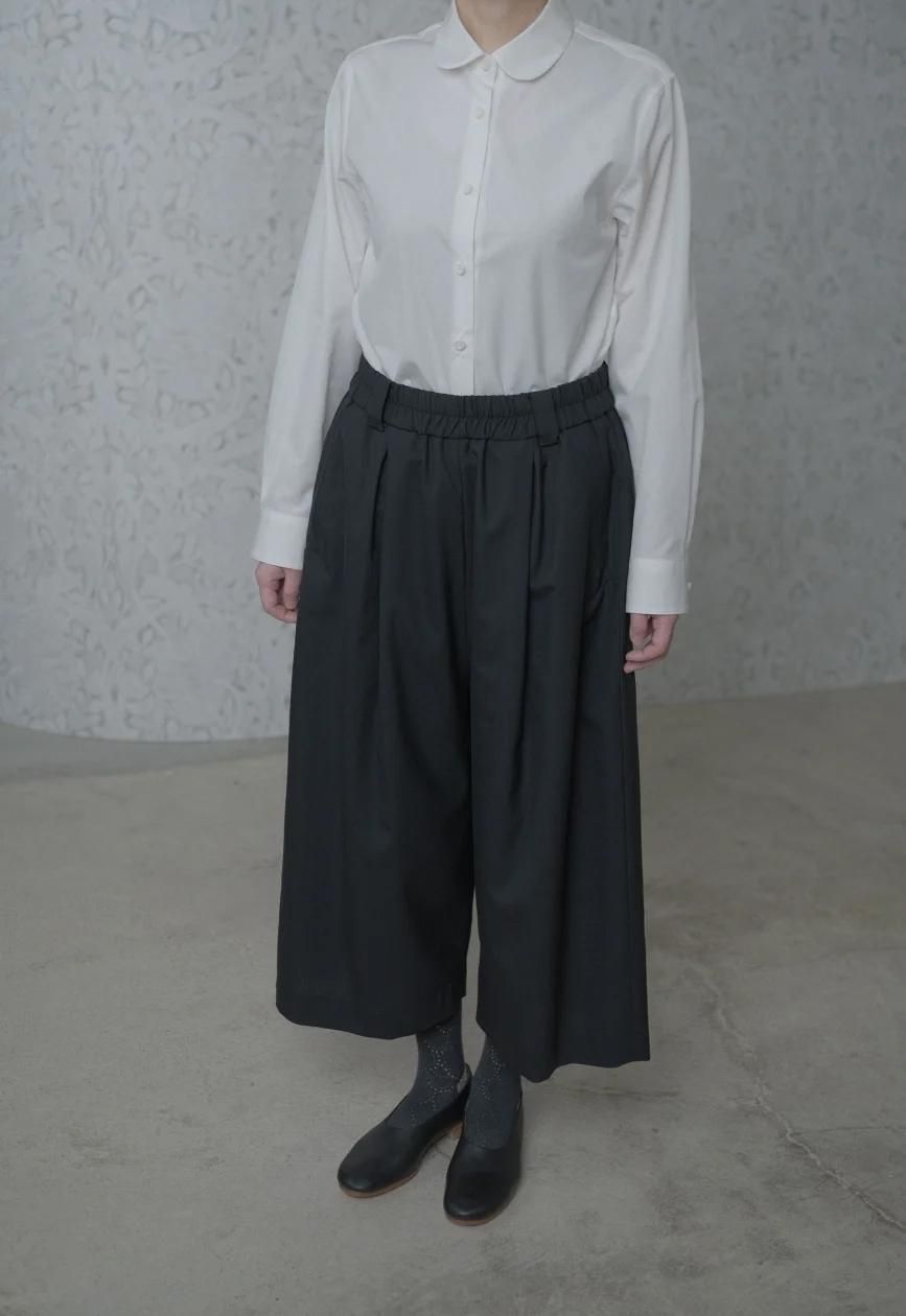 atelier naruse / フォーマル コットン丸衿シャツ atelier naruse / フォーマル コットン丸衿シャツ