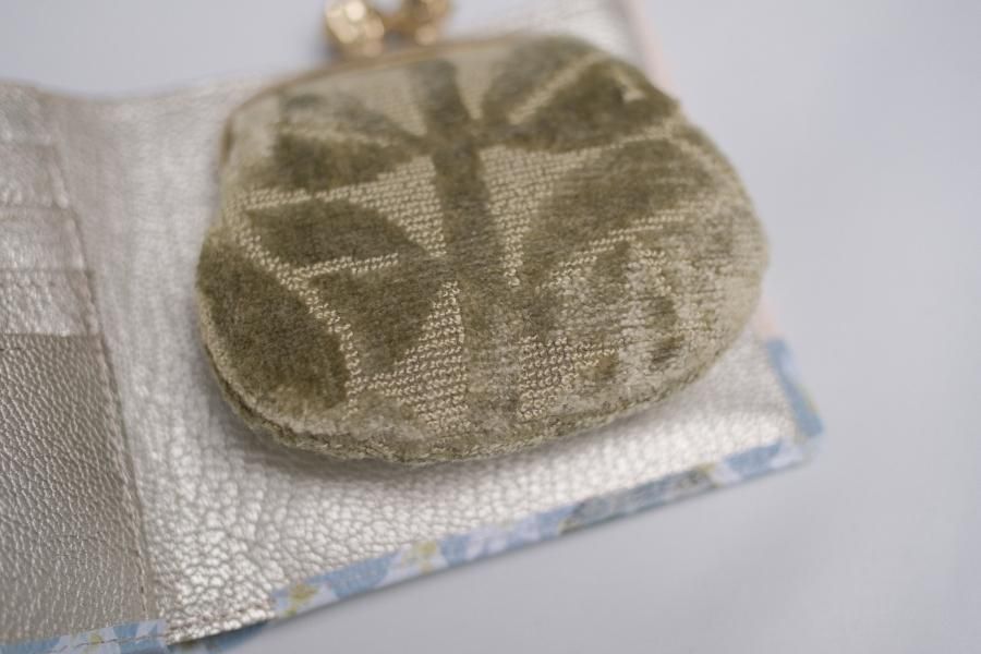 SAKURAYAMA サクラヤマ レザー 折り財布 L字ファスナー ちびねこ