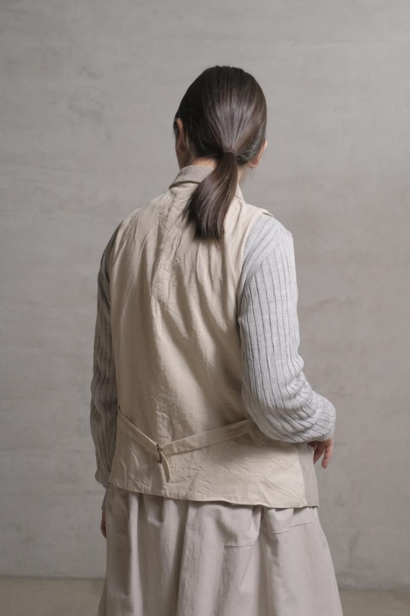 【新品同様】yuta matsuoka 24ss ベスト YUTA MATSUOKA / Vest / 24s08vse