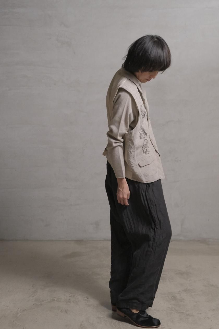 【新品同様】yuta matsuoka 24ss ベスト YUTA MATSUOKA / Vest / 24s08vse