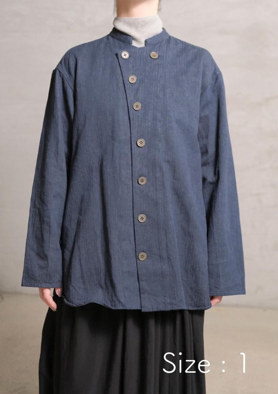 YUTA MATSUOKA ロングシャツ (LIGHT BLUE) YUTA MATSUOKA / マオカラーシャツ / 24s20bcic - c a b i n e t