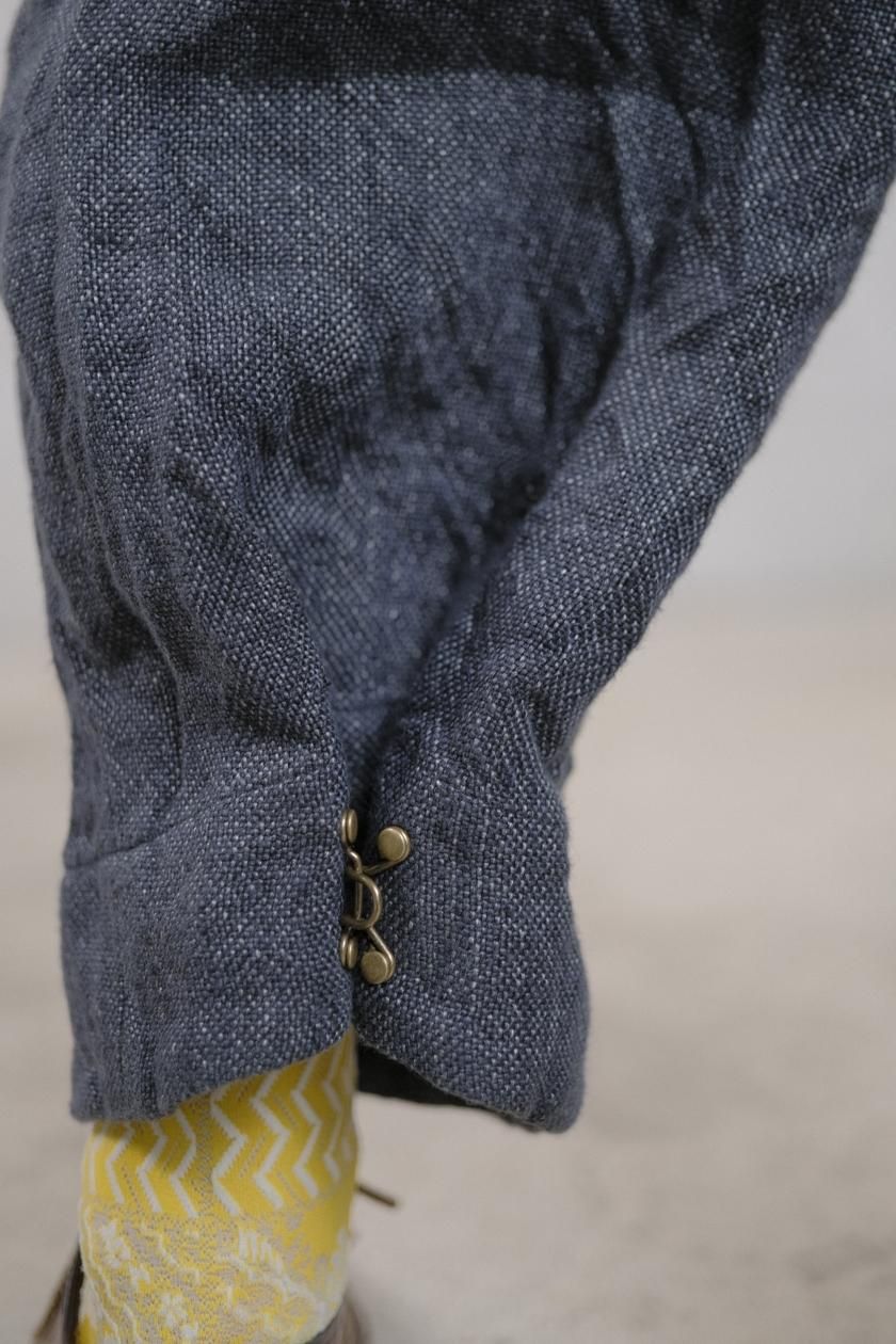 YUTA MATSUOKA ホックパンツ 24s12tptbl | 中白リネン YUTA MATSUOKA ホックパンツ 24s12tptbl | 中白リネン