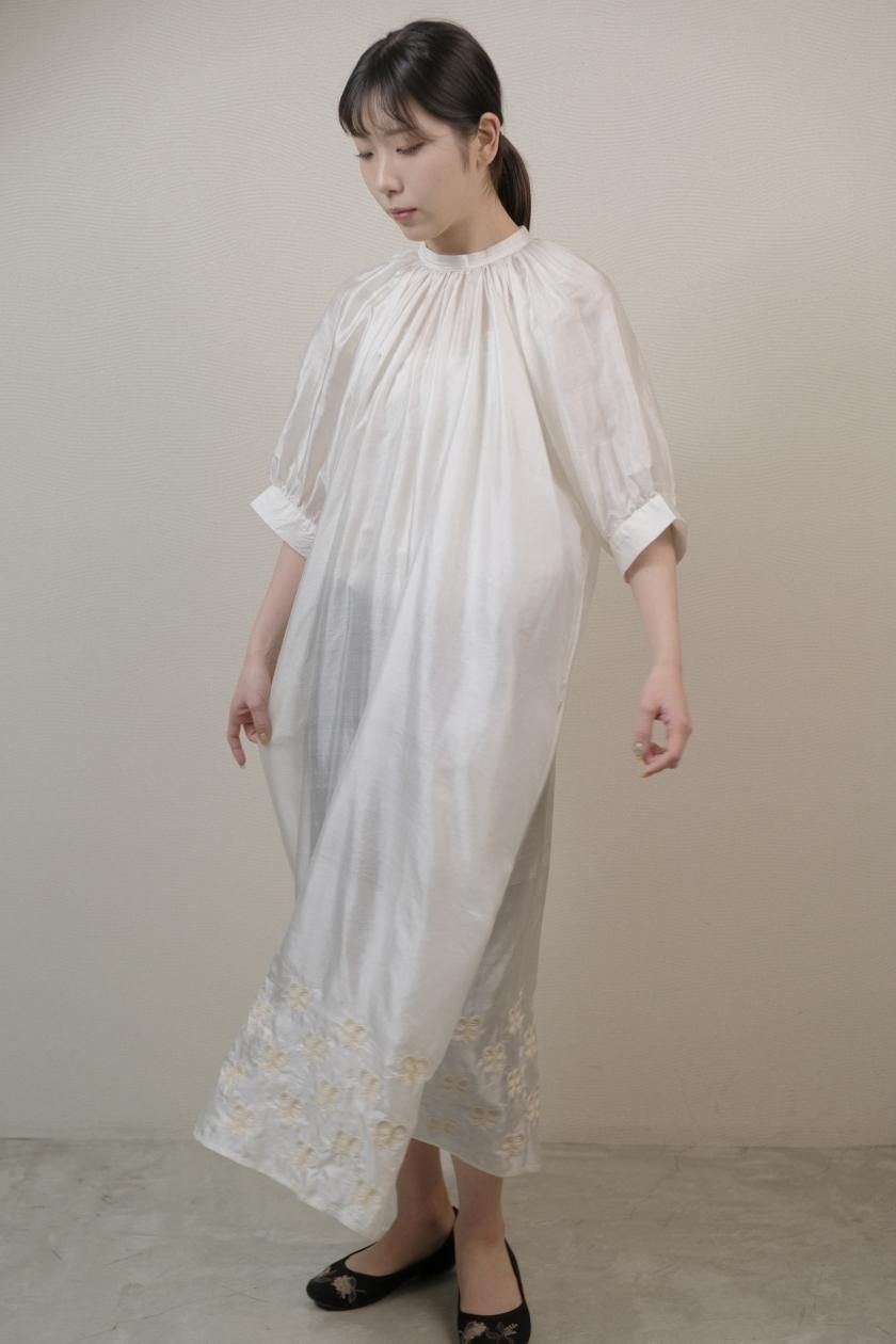 BUNON / Tie Embroidery Dress | Handcrafted Khadi Collection