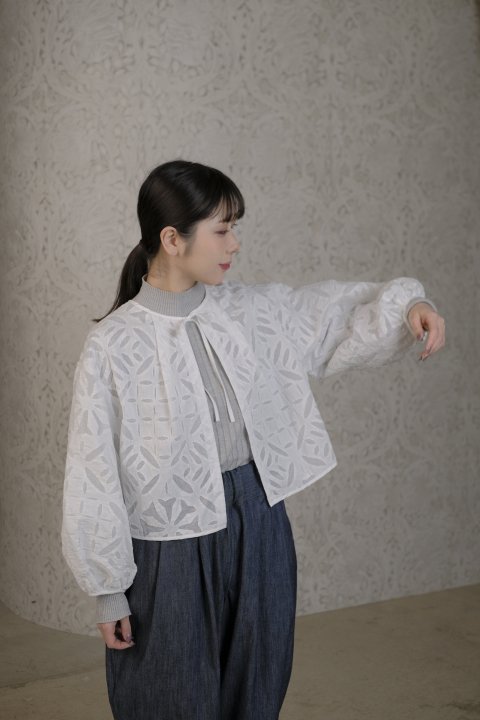 <img class='new_mark_img1' src='https://img.shop-pro.jp/img/new/icons14.gif' style='border:none;display:inline;margin:0px;padding:0px;width:auto;' />H&#233;riter / reverse applique jacket