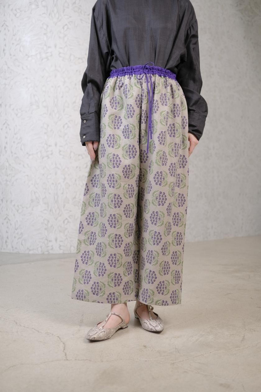 TOWAVASE / pants(lavender) / 27-0002S | 手作業で表情が異なる