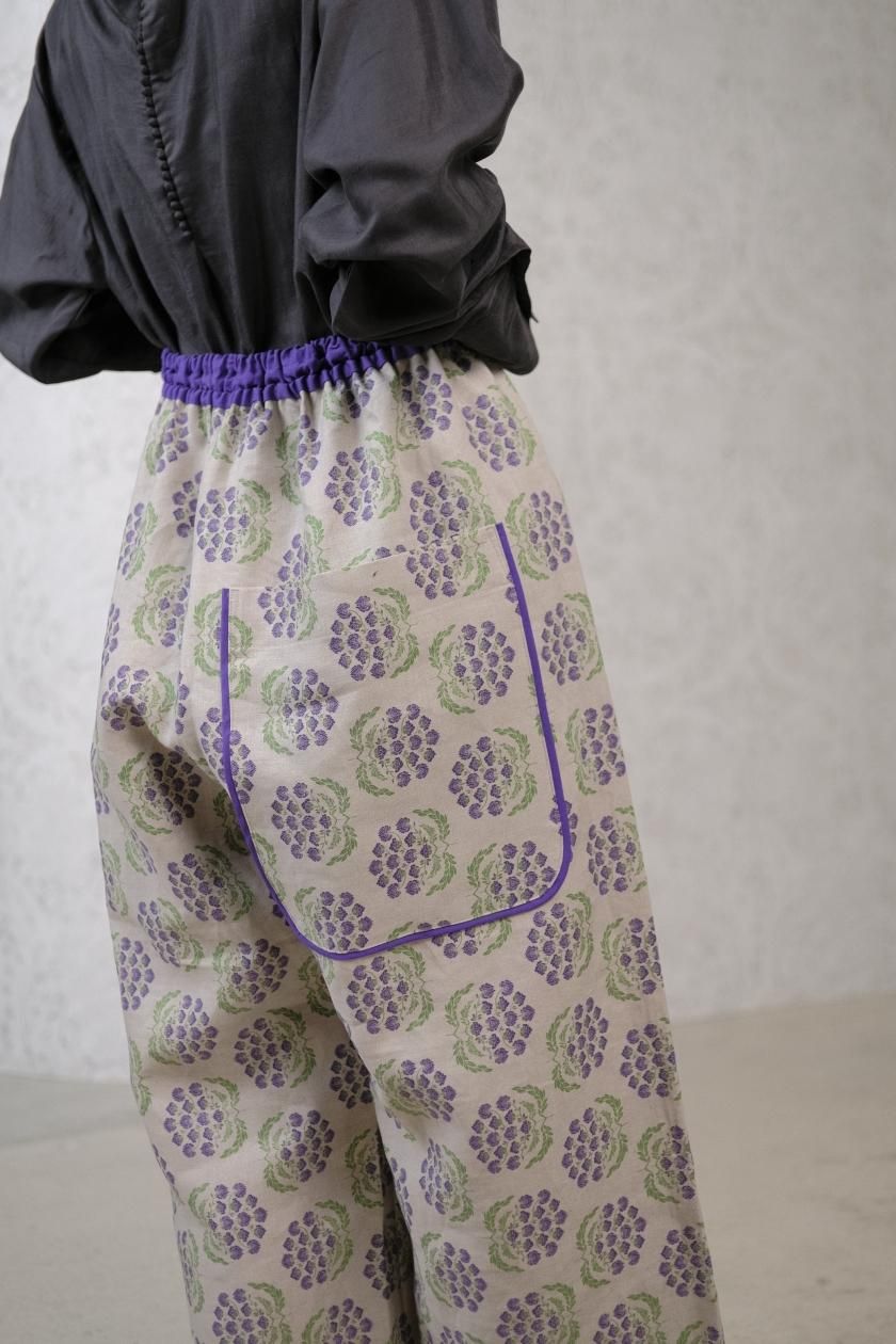TOWAVASE / pants(lavender) / 27-0002S | 手作業で表情が異なる