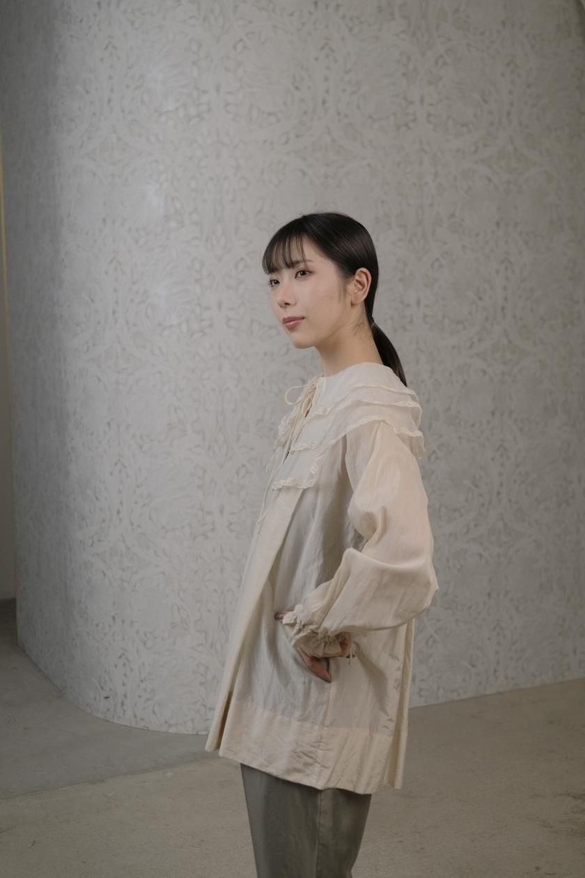 展示品 TOWAVASE トワヴァーズ Leavers コットンシルク 襟付き ブラウス 黒 定価63.800円 タグ付き(Mサイズ)｜売買されたオークション情報、yahooの商品情報をアーカイブ公開  - オークファン レディースファッション