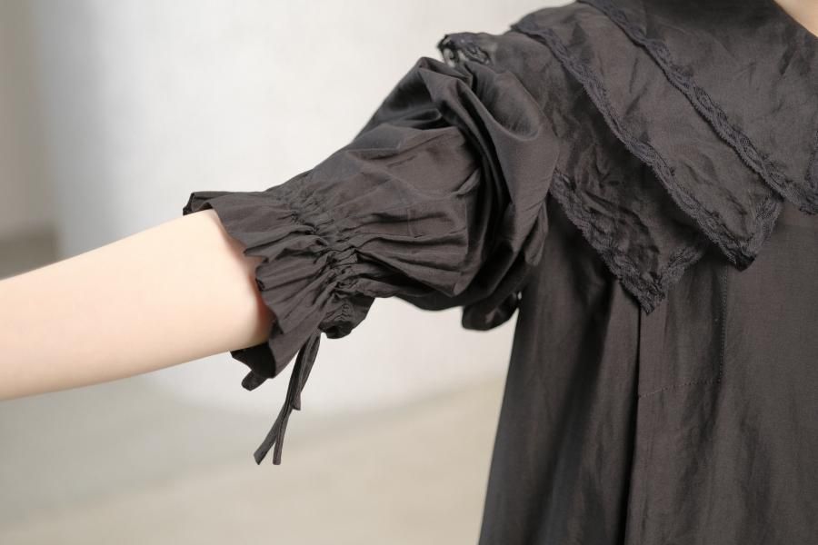TOWAVASE Dress(black) | トワヴァーズの手作りブラックドレス