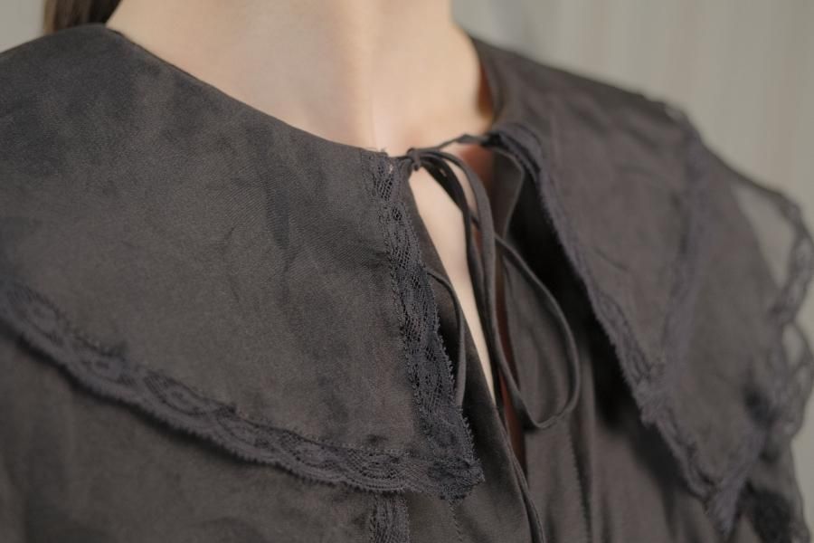 TOWAVASE Dress(black) | トワヴァーズの手作りブラックドレス
