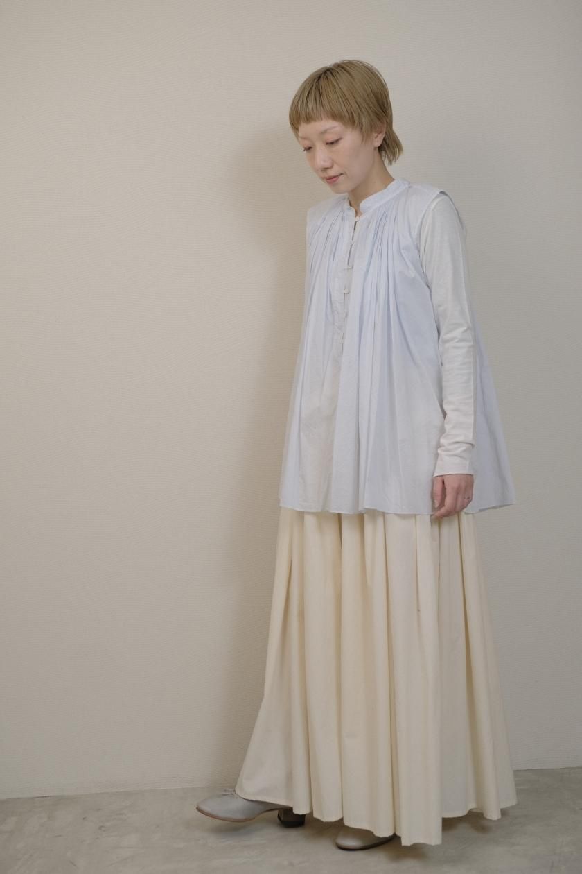 ŠP / SMOCK NO-SLEEVE BLOUSE 19 | SPエシュペー繊細な上品な ŠP / SMOCK NO-SLEEVE BLOUSE 19 | SPエシュペー繊細な上品な
