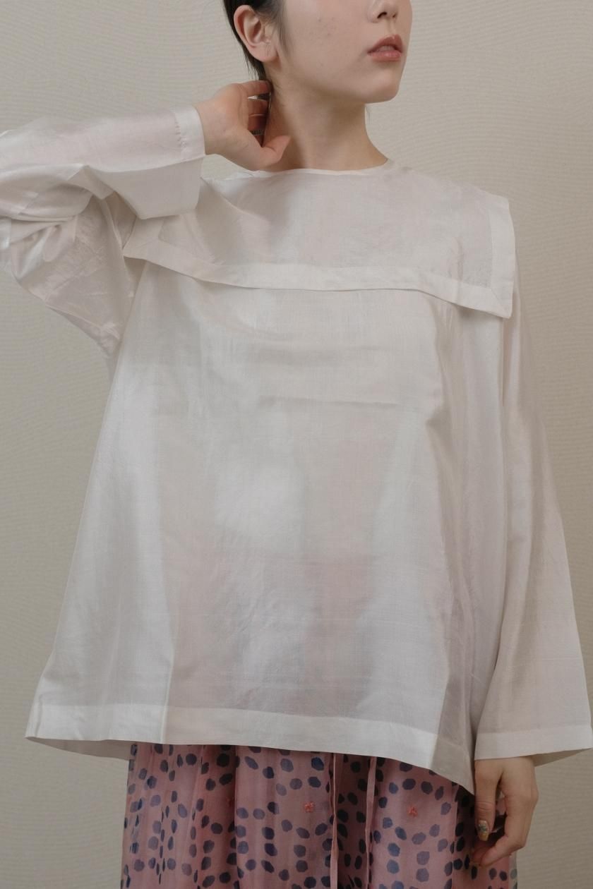 BUNON / Back Button Seilor Blouse | Handwoven Ethical