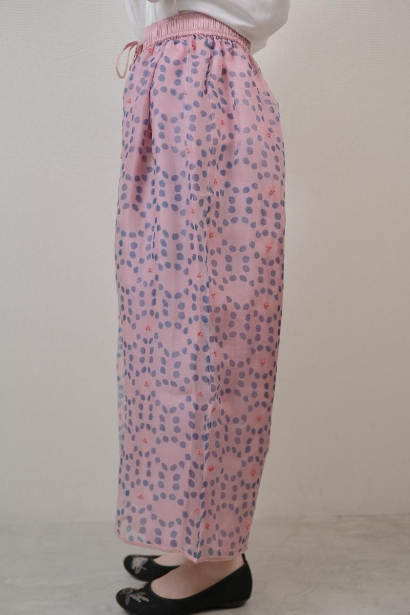 BUNON / Embroidery Layered Pants | Handcrafted Khadi Apparel