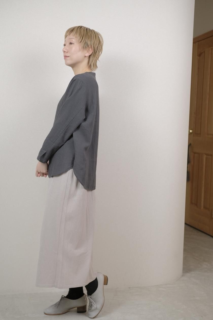 evam eva cotton wrap skirt | エヴァムエヴァ コットンラップ