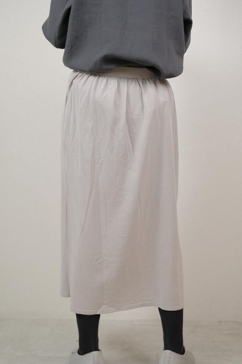 evam eva カシミアラップスカート　カシミアスカート evam eva cotton wrap skirt | エヴァムエヴァ コットンラップ