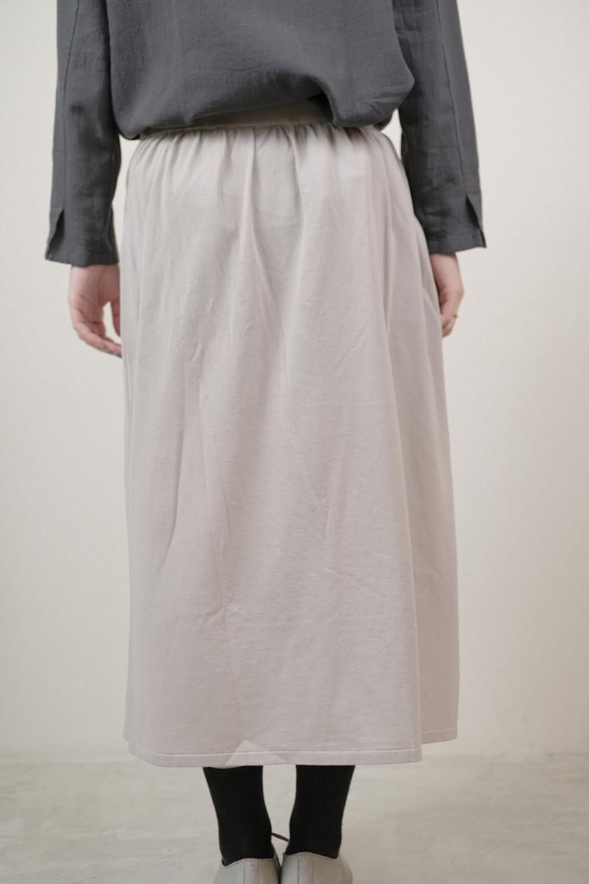 evam eva cotton wrap skirt | エヴァムエヴァ コットンラップ