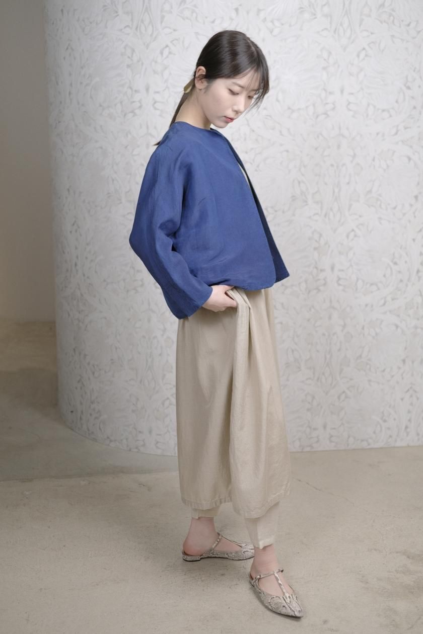 COSMIC WONDER | Silk paper grogram dolman-sleeve jacket