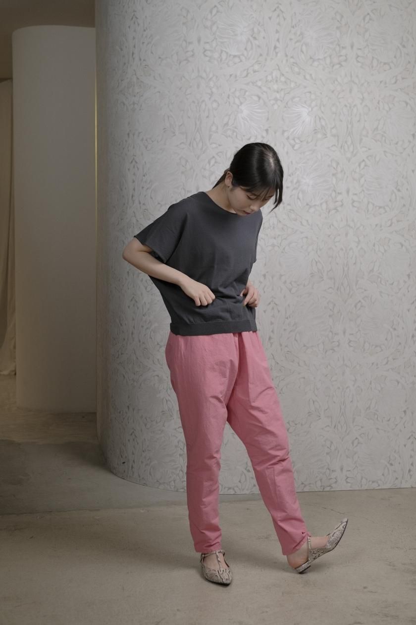 COSMIC WONDER Cotton Linen Weather Cloth “Tattuke” Pants (Peach Jade) - c a  b i n e t　 O N L I N E　S T O R E