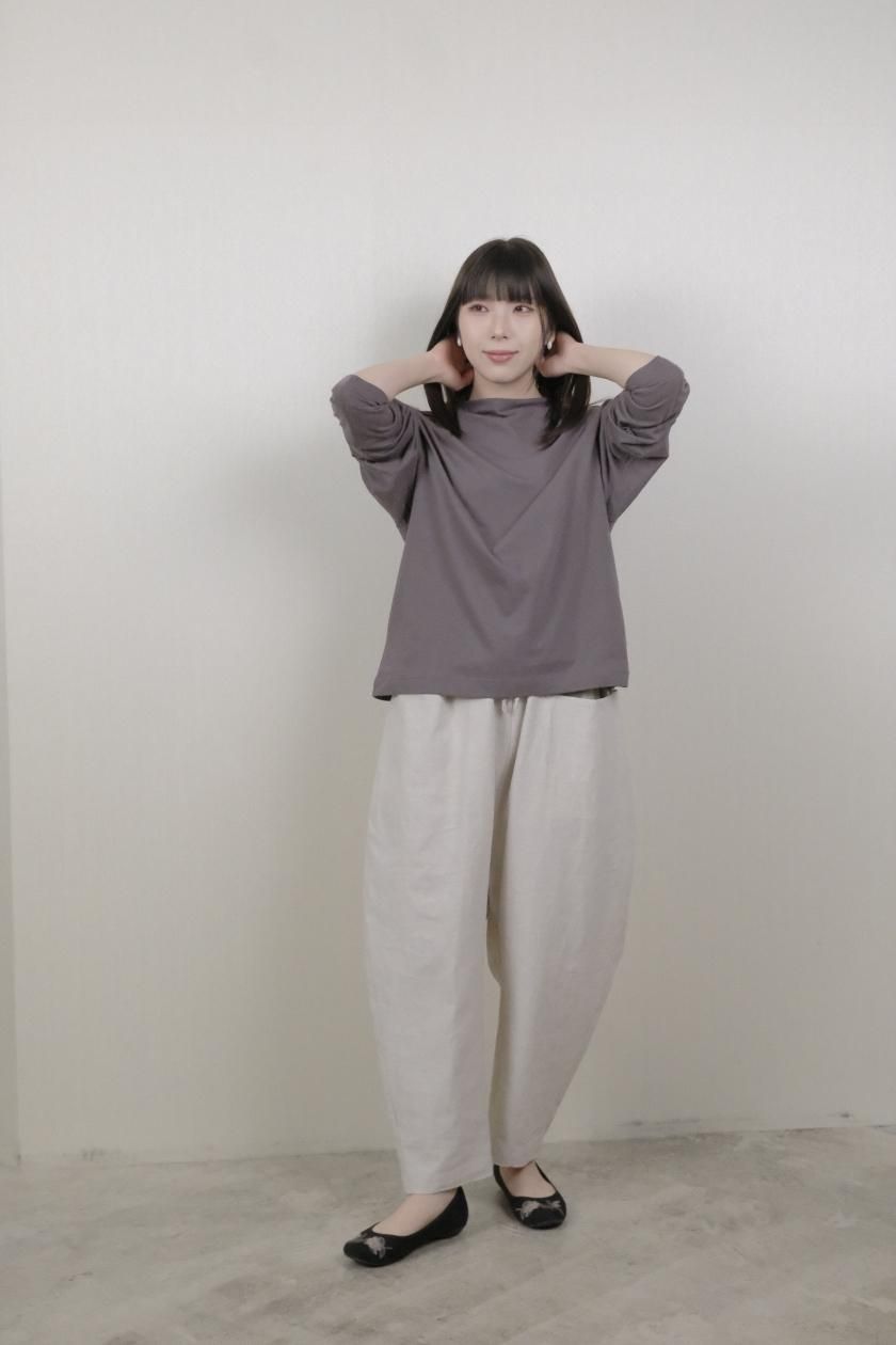 atelier naruse | リネンコットンサルエルパンツ(kinari
