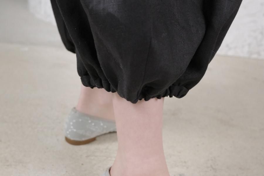 SUSURI ススリ ピザントパンツ 2020AW キュロットパンツ SUSURI ススリ ポーンキュロット #ブラック 【送料無料