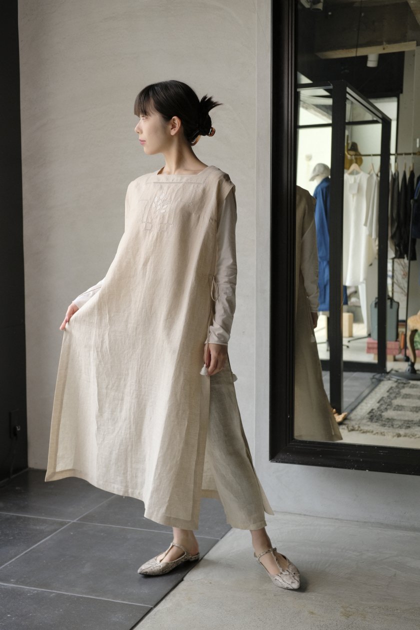 TOWAVASE | Ajour Dress (beige) - c a b i n e t　 O N L I N E　S T O R E