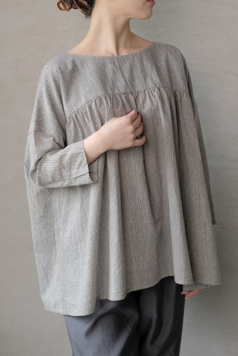 evam eva / printed pullover(gray)