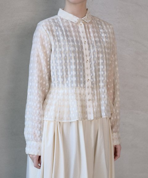 <img class='new_mark_img1' src='https://img.shop-pro.jp/img/new/icons14.gif' style='border:none;display:inline;margin:0px;padding:0px;width:auto;' />ASEEDONCL&#214;UD  / Tree carol blouse 
