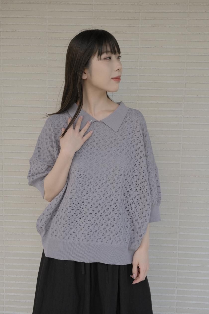 atelier naruse】コットン衿付きニット - hina®～盛岡の雑貨店