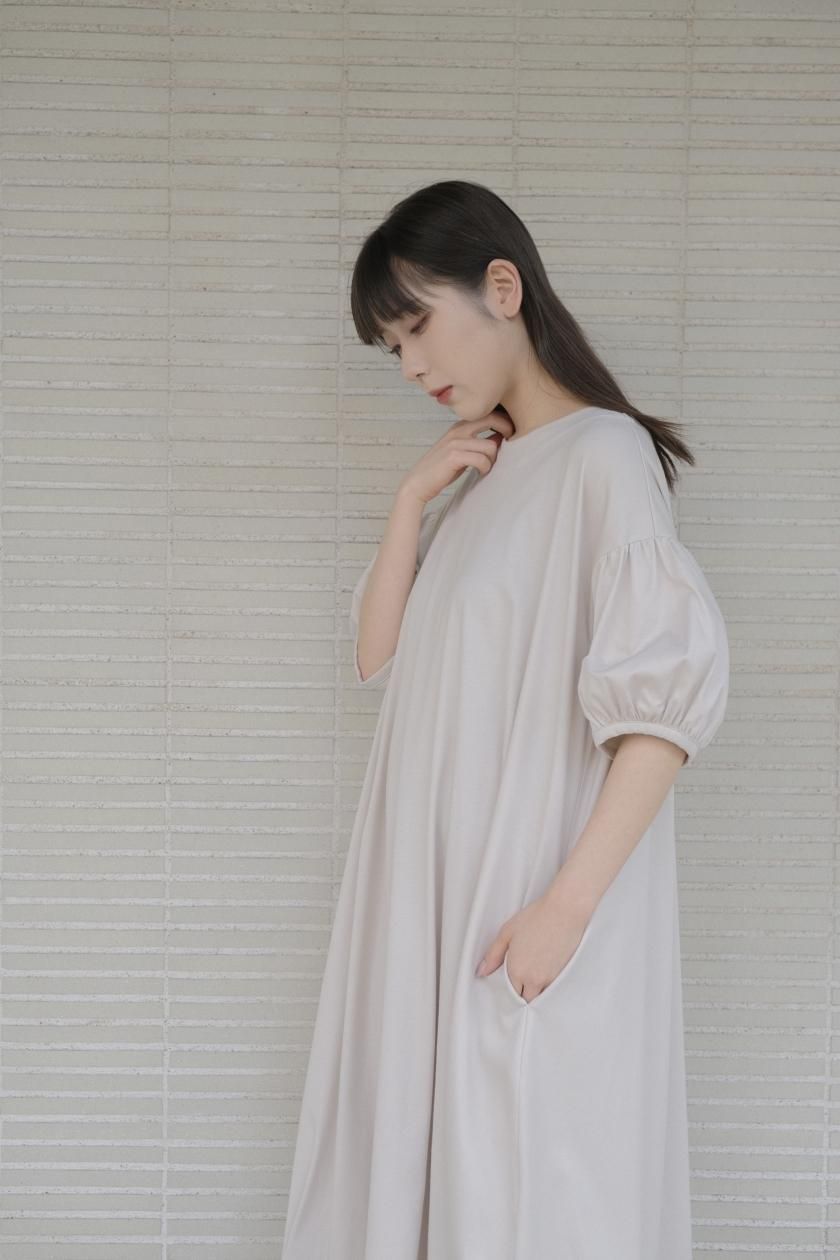 atelier naruse　アトリエナルセ　カットソー コクーンワンピース atelier naruse アトリエナルセ / コットンカットソーコクーン