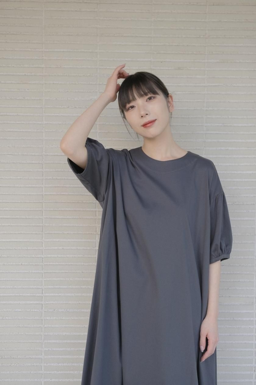 atelier naruse | コットンカットソー コクーンワンピース