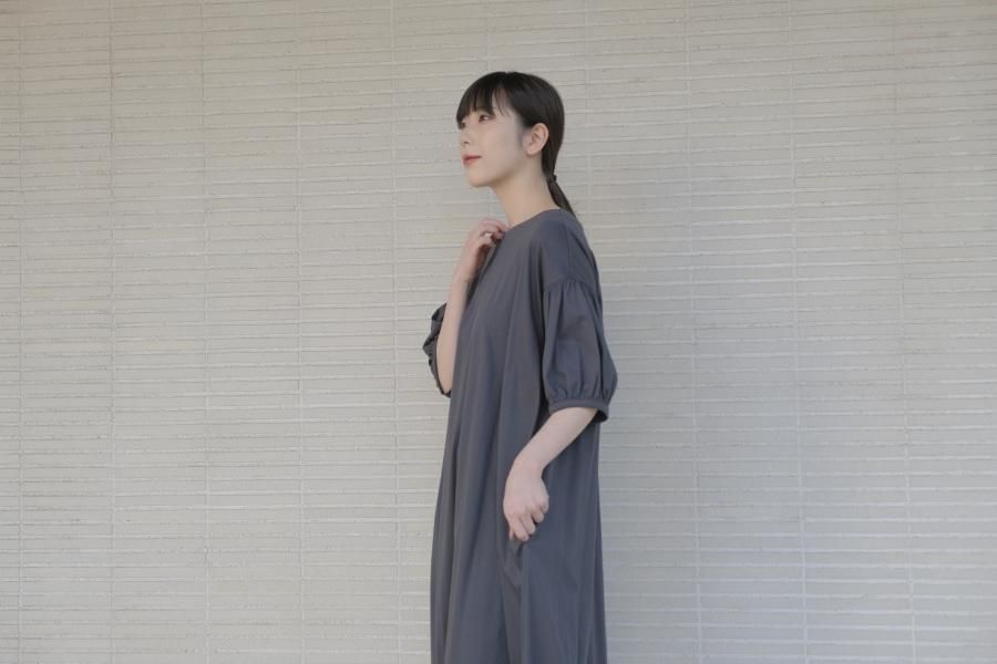 atelier naruse　アトリエナルセ　カットソー コクーンワンピース atelier naruse｜コットン カットソー コクーン ワンピース