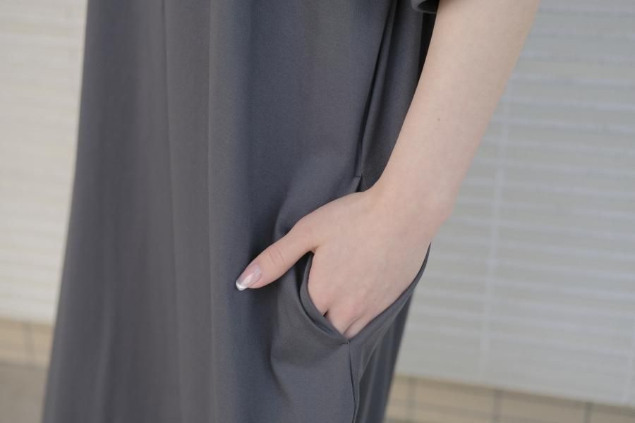 atelier naruse | コットンカットソー コクーンワンピース
