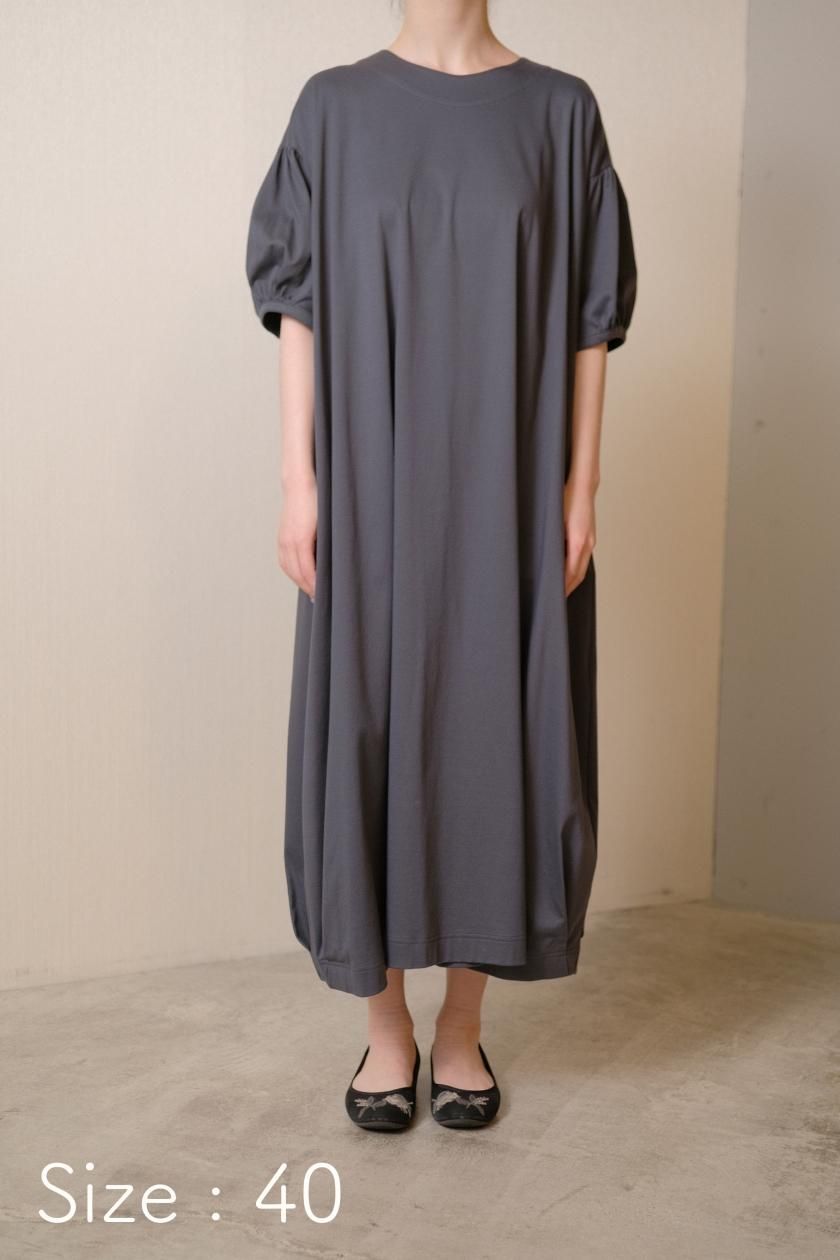 atelier naruse | コットンカットソー コクーンワンピース