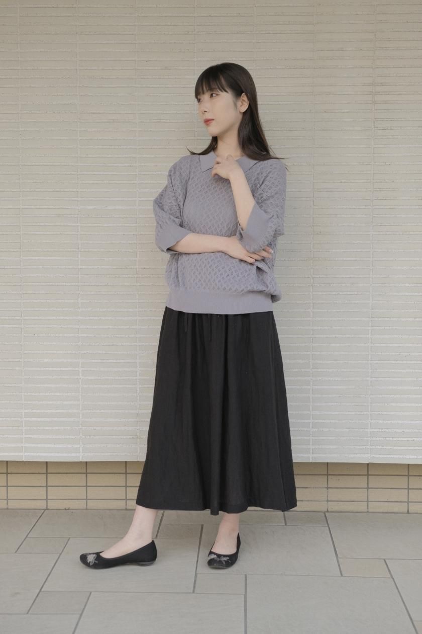 atelier naruse アトリエナルセ　リネン　スカート atelier naruse | リネンギャザースカート - c a b i n e t