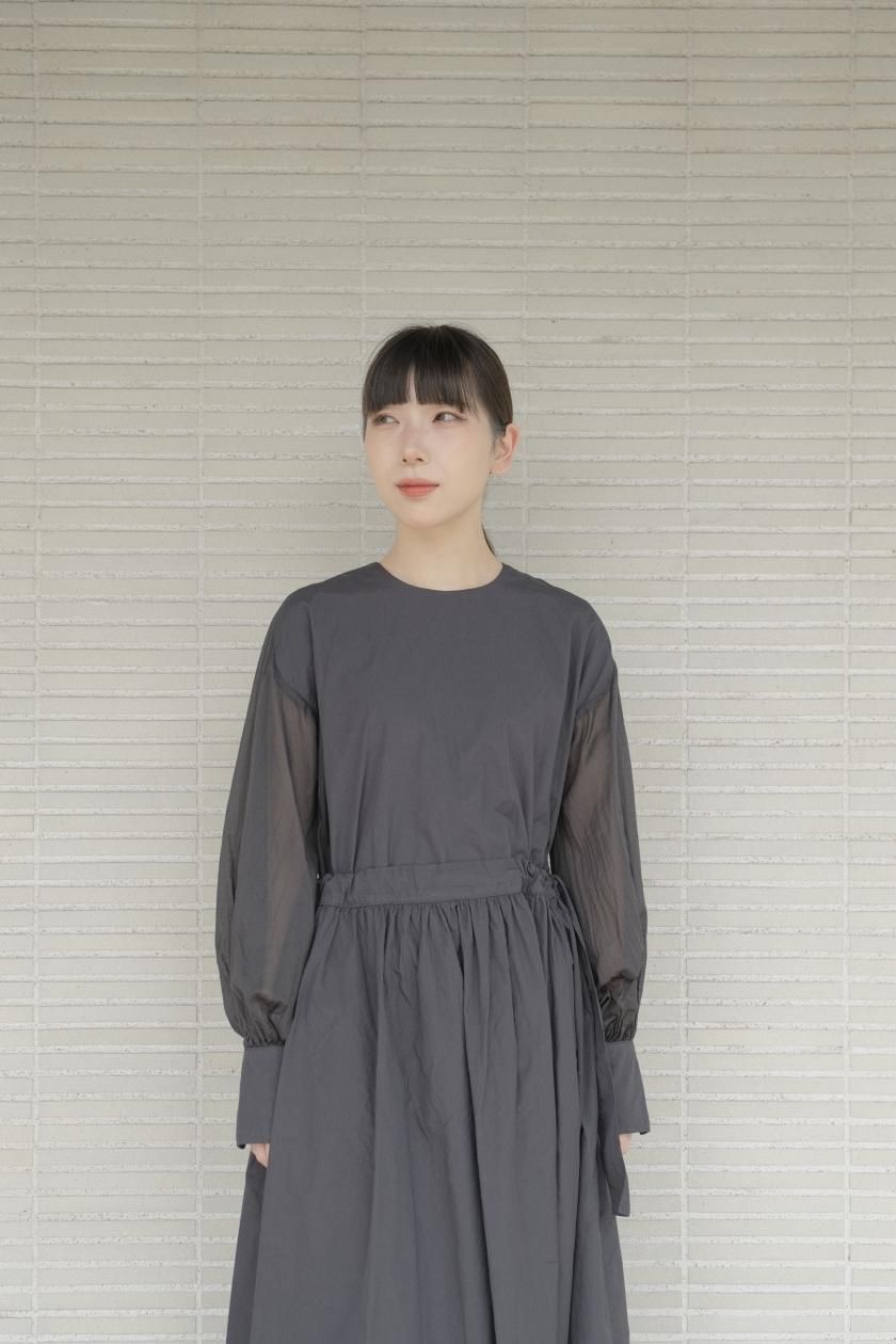 COSMIC WONDER / Suvin cotton broadcloth farmer dress | 高級
