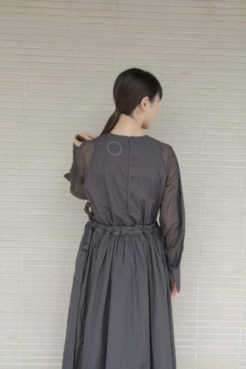 COSMIC WONDER / Suvin cotton broadcloth farmer dress | 高級 COSMIC WONDER / Suvin cotton broadcloth farmer dress | 高級