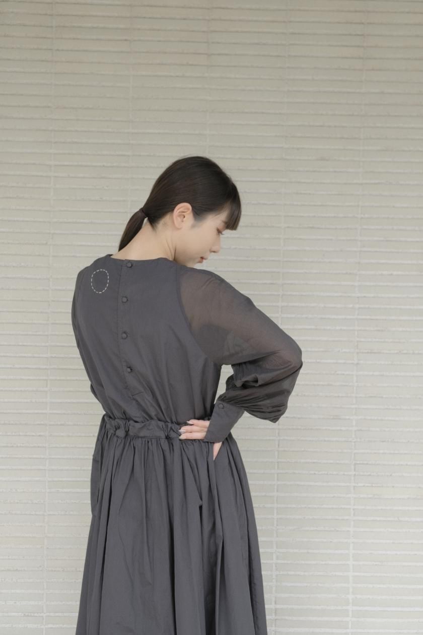 COSMIC WONDER / Suvin cotton broadcloth farmer dress | 高級