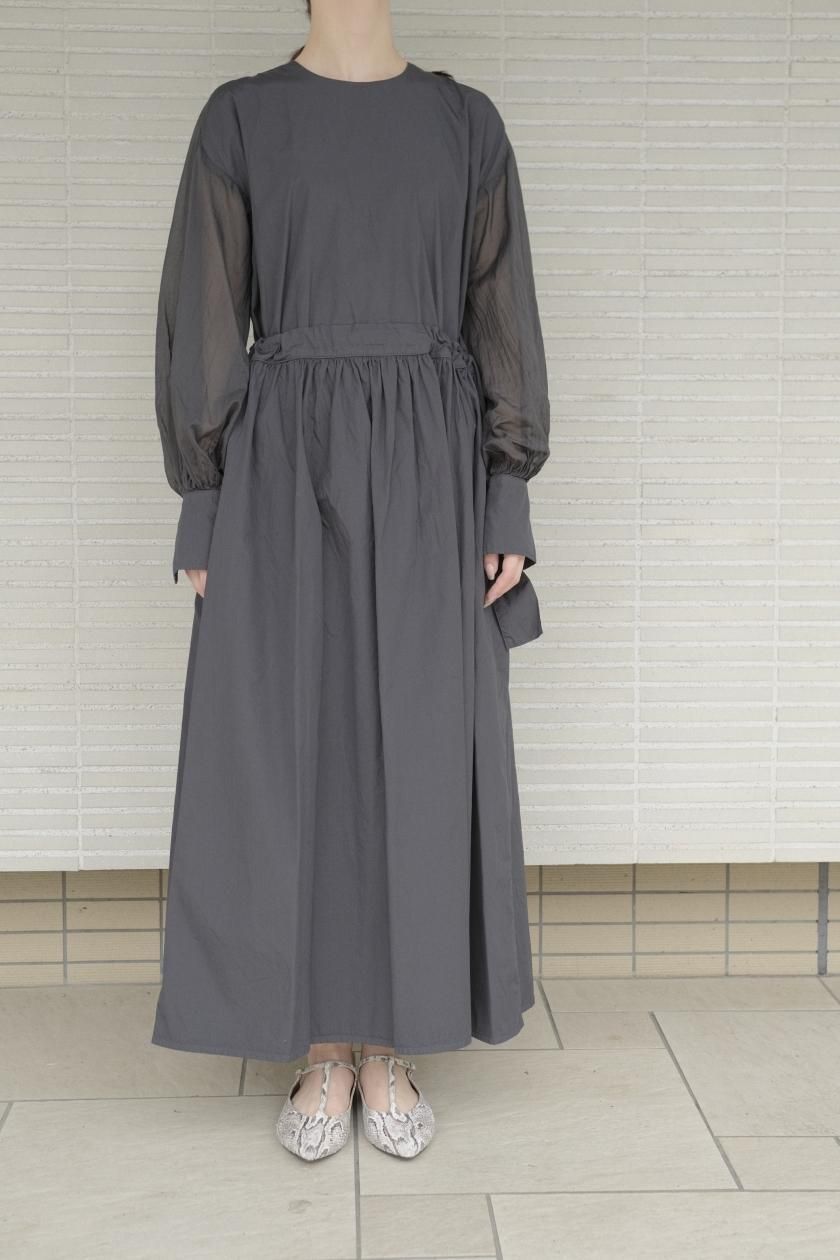 COSMIC WONDER / Suvin cotton broadcloth farmer dress | 高級