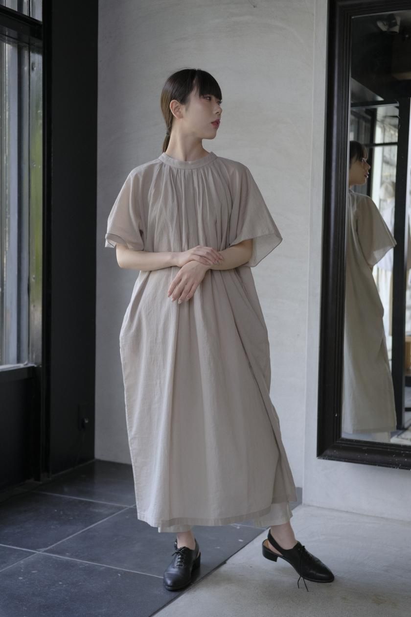evameva エヴァムエヴァ cotton shirts one piece evameva (エヴァムエヴァ) cotton one piece / コットンワンピース